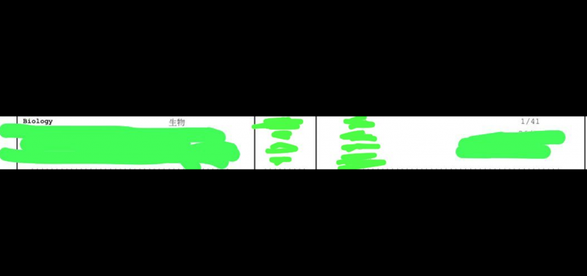 新收biology學生快速躍升第一